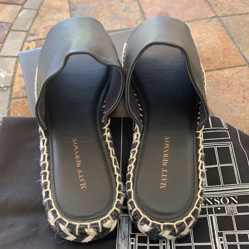 Black Matt Bernson Sandals - Picture 4 of 5